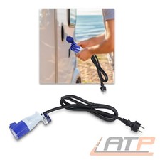 ENVA CEE ADAPTER KABEL SCHUKO auf CEE STECKER 150cm CARAVAN BOOT WOHNWAGEN