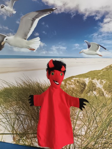 Handpuppe teufel von kersa - handpuppe,