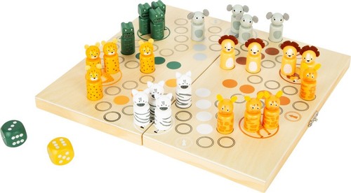 Brettspiel ludo safari - ludo, tiere