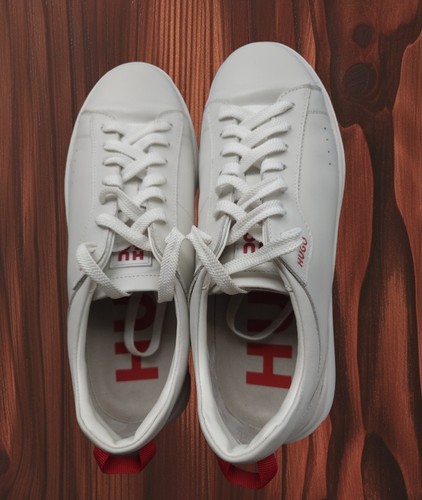 Hugo leder sneaker weiß - sneaker,