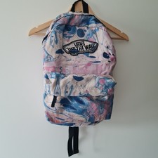 Vans Realm Backpack mit marmorierten Muster in Blau und Rosa