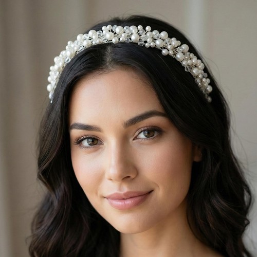 Eleganter braut haarreif mit - haarreif,