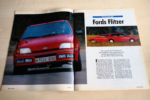 Mot 1990 ford fiesta xr2i - mot,