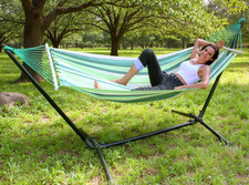 HÄNGEMATTE mit GESTELL 290 x