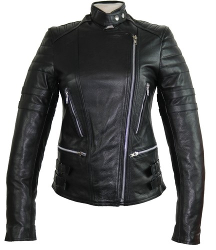 Damen motorrad lederjacke - damen,