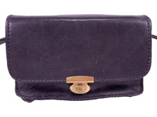 The Bridge  Unisex Tasche Umhängetasche Leder schwarz Minibag Vintage B155