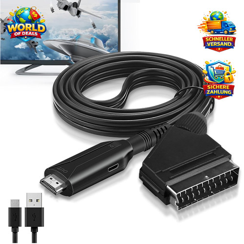Scart hdmi adapter full - scart,