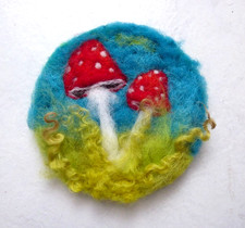 ♥WOLLBILD FLIEGENPILZE