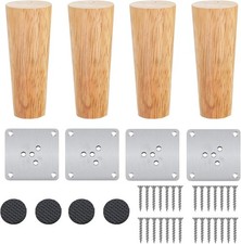 8cm Holz Tischbeine,4 Stück