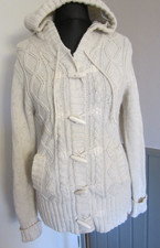 Dicke  Strickjacke  mit  Kapuze    Gr.  XL    ESPRIT   Creme