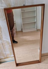 Spiegel Rechteckige mit Holzrahmen MERANTI braun 47 X 92 cm