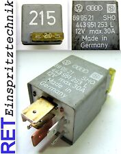 Relais NR 215 Arbeitsrelais 443951253L VW Golf Audi SEAT Kraftstoffpumpe