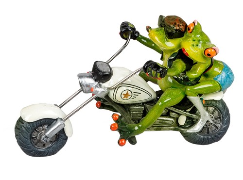 Biker frosch auf rotem - biker, chopper