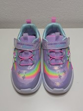 Skechers Unicorn Chaser Sneaker Mädchen Einhorn Lichter Blinken Gr. 24 US 8 NEU