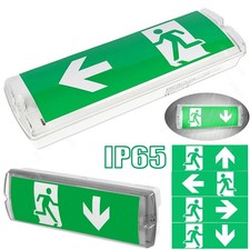 LED Notleuchte Notbeleuchtung Notausgangslicht Leuchtschild Fluchtwegleuchte