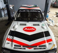 Vollfoliering Dekor Audi Pikes