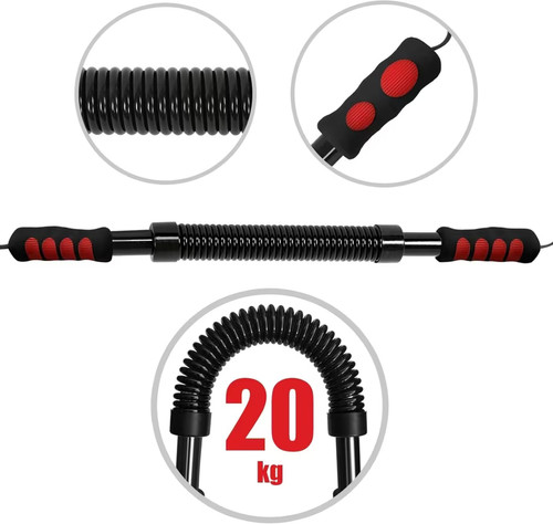Biegehantel 20kg schwarz - biegehantel,