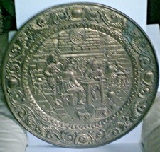 Messing Wand-Teller 62 cm