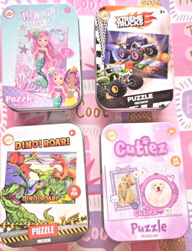 Puzzle metallbox 18x13cm - puzzle,