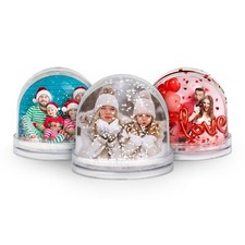 Fotokugel personalisiert für 2 Fotos, oder foto und Text, Weihnacht Geschenk