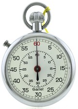 RARE NOS GALLET Stoppuhr  ca. 51mm, wohl 40-60er Jahre, Top Zustand