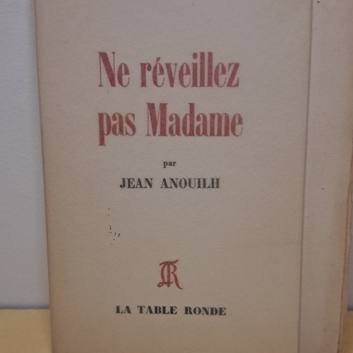 Jean anouilh weck nicht - anouilh,,