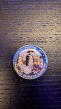 Belgien 200 Jahre Waterloo Medaille coloriert