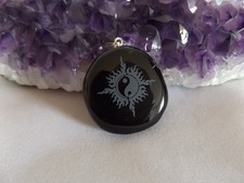 Anhänger aus Onyx Yin Yang