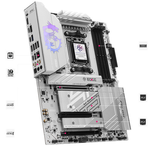 Msi mpg b850 edge - mpg, wifi