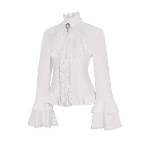 Damen viktorianisch bluse hemd - damen,