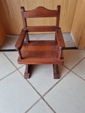 Kinderstuhl Holz Deko Blumenhocker Puppen Stuhl