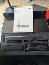 Vivanco Video-Zoom-Mikrofon EVM 298 Universalmikrofon für Camcorder mit Stativ