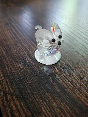 Swarovski bleikristall maus - bleikristall,
