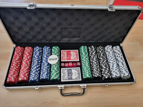 Pokerkoffer 500 chips mit - 500,