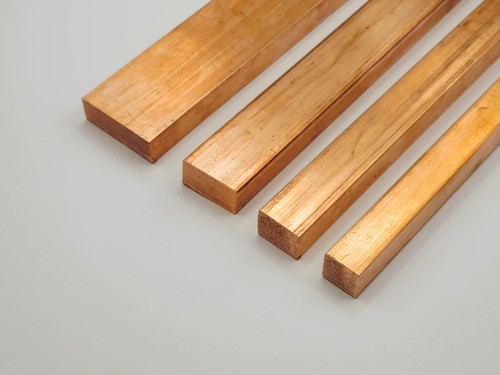 Kupfer flachstange cu99 - flachstange, cu99,9