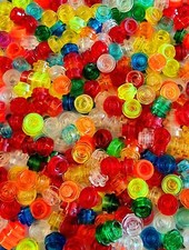 LEGO Baustein Platte 100 Teilig Konvolut 1x1 Transparent Brick 4073 A099