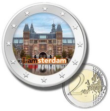 2 Euro Farbmünze "I