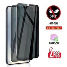 2x Panzerfolie Blickschutz Sicht Glas für Samsung Galaxy S25 S24 S23 S22 S21