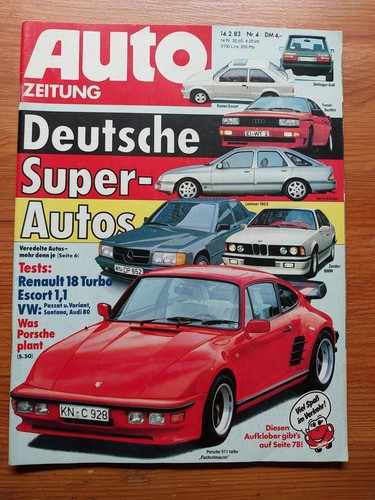 Auto zeitung 1983 - zeitung, ducati