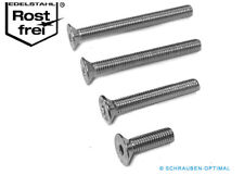 Senkkopfschrauben M3 M4 ISO