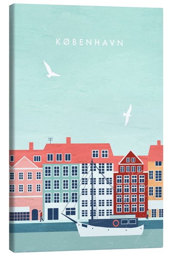 Leinwandbild kopenhagen - leinwandbild,