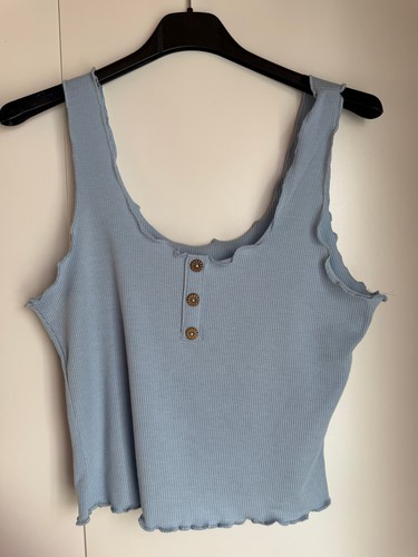 Cropped top shein hellblau - cropped,