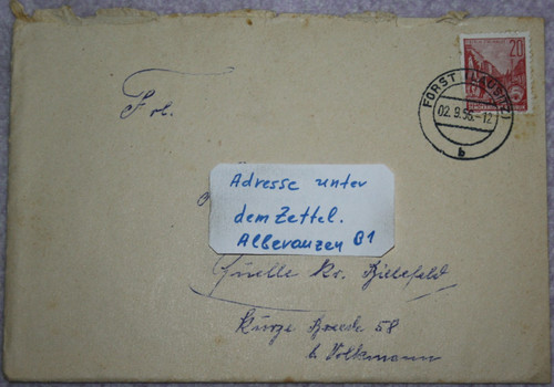 Ddr von forst - bu., ddr.