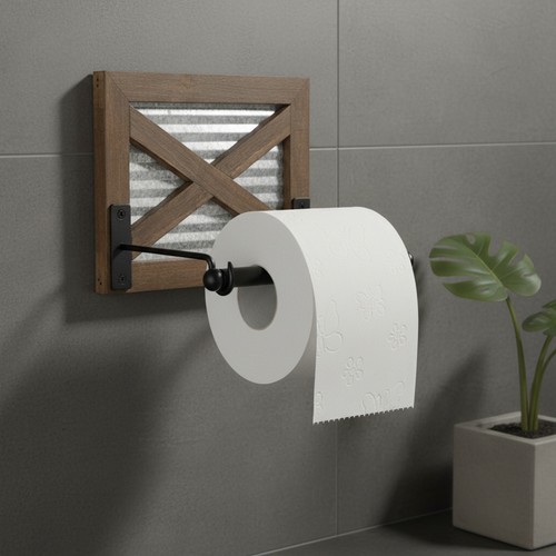 Toilettenpapierhalter braun - toilettenpapierhalter,