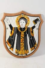 C25U69- Altes Emailleschild Münchner Straßenbahn Schild Münchner Kindl 