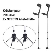 Krücken Paar Gehhilfe