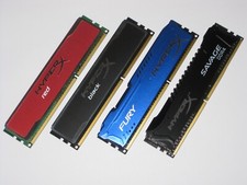 Kingston Ram, HyperX, DDR3, DDR4 - 1600 MHz bis 2133 MHz - 4 GB bis 8 GB