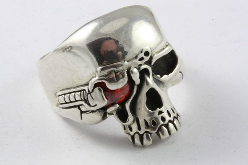 Klassischer totenkopf ring - klassischer,
