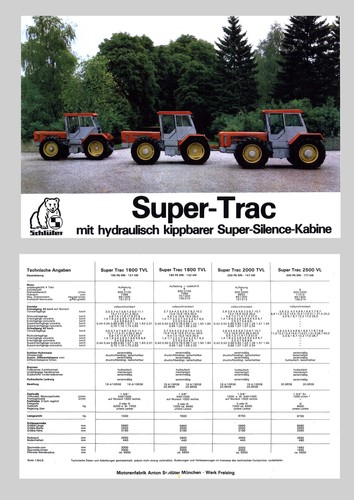 Schlüter super trac 1600 - trac,