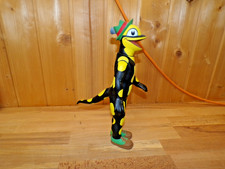 Vintage Werbefigur Feuersalamander Lurchi mit Hut 32 cm beweglich Schuhe Werbung
